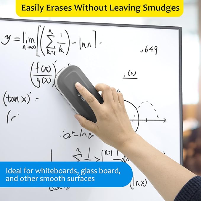 maxtek Magnetic Dry Erase Eraser, Glass Board Erasers, 1 Pack, Glass Board - Image 4