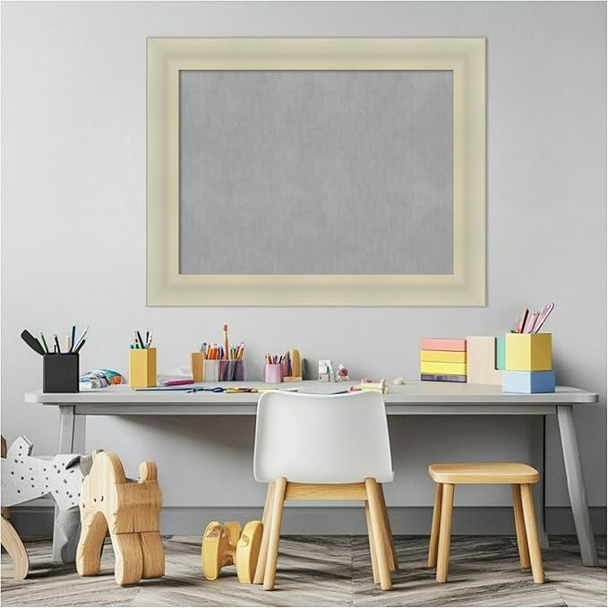 Amanti Art Silver Framed Magnetic Board 23x29 Medium Vision Board - Image 5