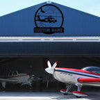 Personalized Metal Airplane Wall Art, Airplane Name Sign, Customized Pilot Name - Image 5