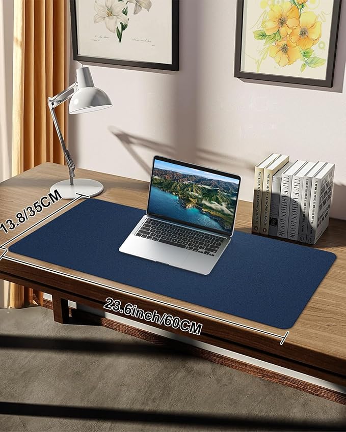 Pu Leather Desk Protector & Writing Pad, Non-Slip Laptop Mat - Image 6