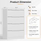 Bestoo 4-Drawer Lateral File Cabinet - Image 3