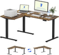 FLEXISPOT L Shaped Standing Desk, 63 x 47 Inch Electric Height Adjustable by FlexiSpot