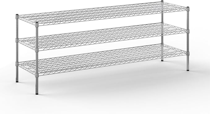 Regal Altair 21" Deep x 72" Wide x 27" Height Wire Shelving Kit | 3-Tier | NSF by Regal+Altair