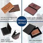 Taikuri Custom Business Card Holder Personalized Engraved Wooden Business Card - Image 4