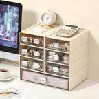 Spacious Desk Drawers, Stackable Desktop Organizer, Plastic Storage Box - Image 2