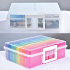 ALINK Photo Storage Box with Handle, Office Supplies - Image 6