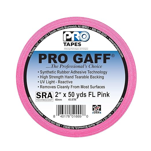 2" Width ProTapes Pro Gaff Premium Matte Cloth Gaffer's Tape - Image 2