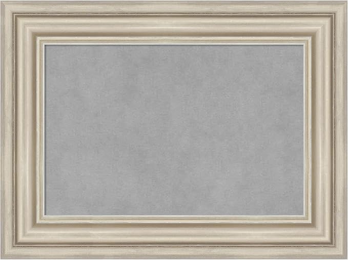 Amanti Art Silver Framed Magnetic Board 18x24 Small Vision Board by AmantiArt