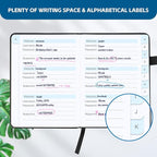 Password Keeper Book with Alphabetical Tabs，4.3"x5.7" Small Password Books - Image 3