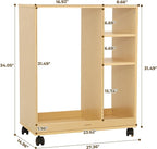 VISWIN Art Cart Organizer, Solid Pine Wood Art Supply Storage Organizer - Image 2