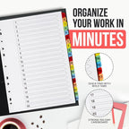 Binder Dividers with Tabs 1-20 Numbered – A4 | Dividers - Image 2