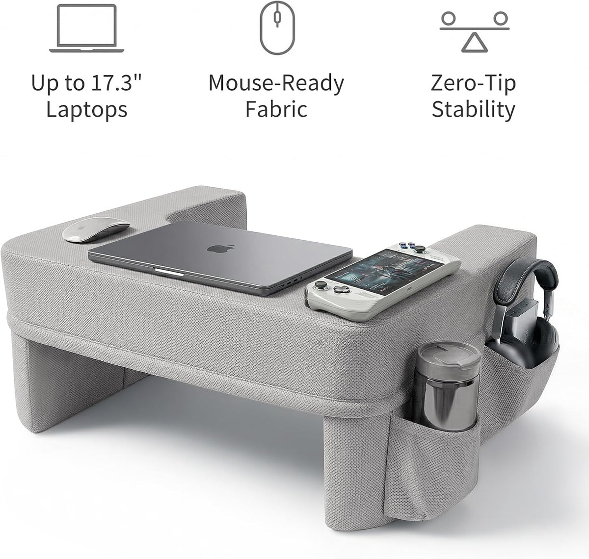 septsun Lap Desk Pillow, Large Ergonomic Couch and Bed Desk for Laptop