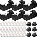 Yahenda 6 Pack Desktop Tape Dispenser Non Skid Base by Yahenda