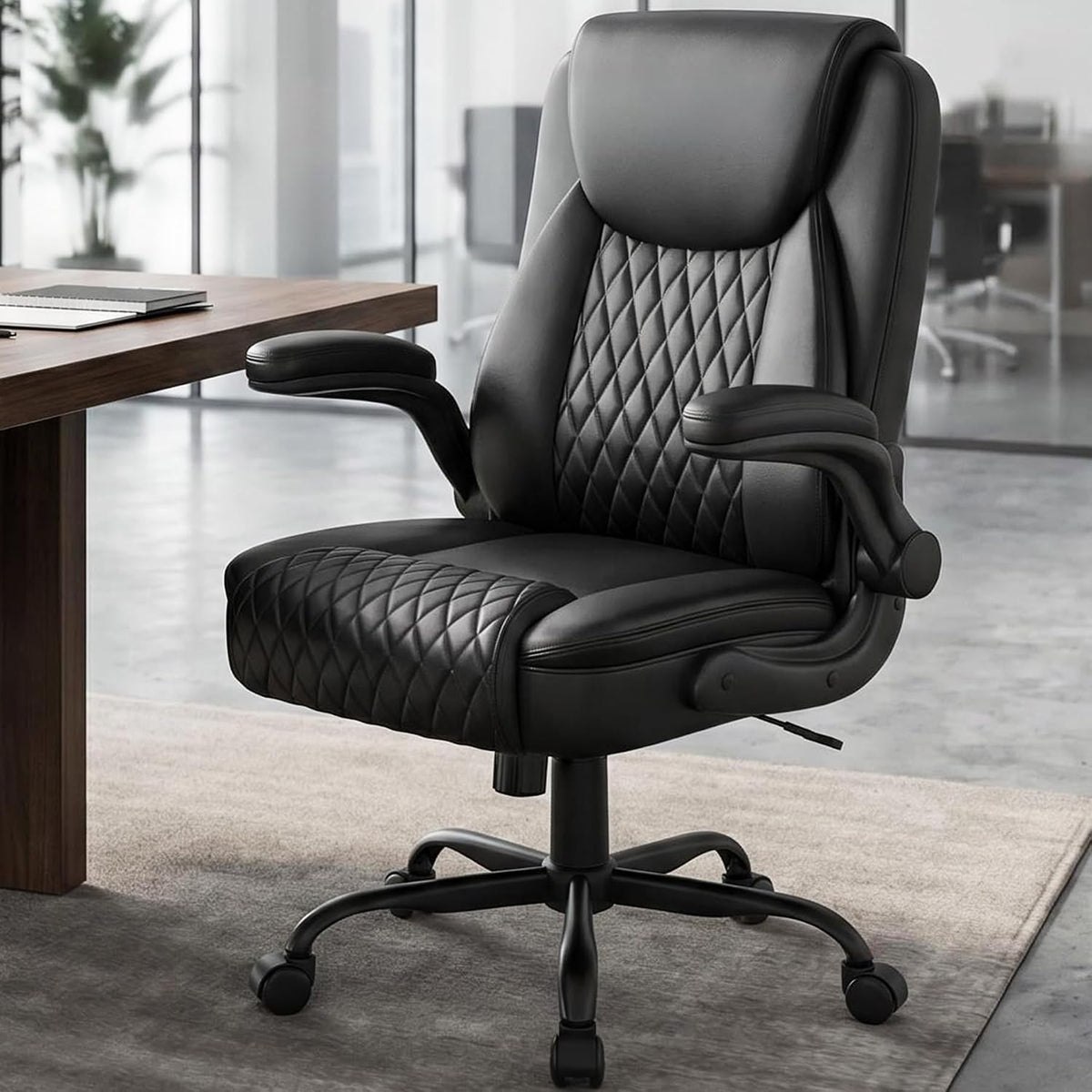 gtpoffice executive office chair with comfortable lumbar support shown in use