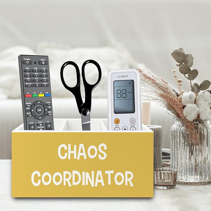 XPH Chaos Coordinator Yellow Pen Pencil Holder Organizer - Image 5