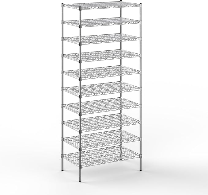 Regal Altair 21" Deep x 36" Wide x 86" Height Wire Shelving Kit | 10-Tier | NSF by Regal+Altair