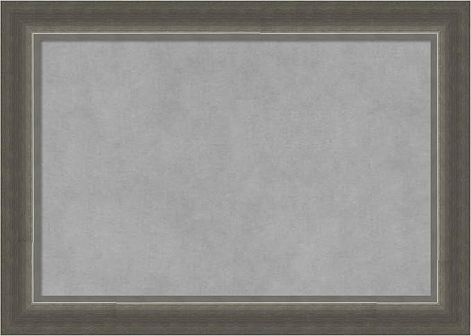 Amanti Art Silver Framed Magnetic Board 15x21 Small Vision Board by AmantiArt