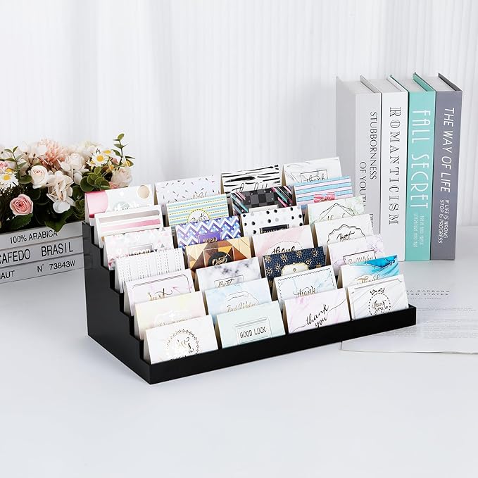 Vevitts Acrylic Business Card Holder - Image 5