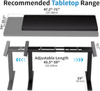 BIZUM Standing Desk Frame Dual Motor, Standing Desk Legs Up to 47.2", Computer - Image 3
