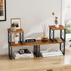 Honiter 2 Sets Desk Shelf, Desktop Organizer Shelf, 2 Tier Independent - Image 4