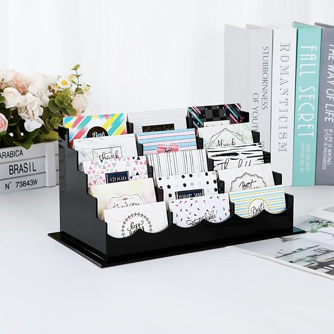 Vevitts Business Acrylic Card Holder Display - Image 6