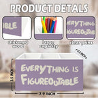 XPH Purple Inspirational Pen Pencil Holder Organizer - Image 7