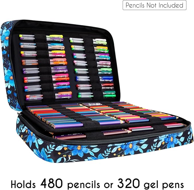 YOUSHARES Big Capacity Colored Pencil Case - Image 7