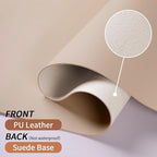 Leather Desk Pad, Large Mouse Pad, Leather Desk Blotter, Non-Slip Desk Pad - Image 4
