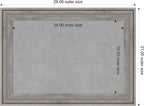 Amanti Art Grey Framed Magnetic Board 21x29 Medium Vision Board - Image 3