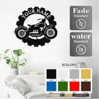 Custom Dirt Bike Metal Signs Personalized Motorcycle Name Sign Custom Garage - Image 4