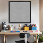 Amanti Art Black Framed Magnetic Board 26x26 Medium Vision Board - Image 6