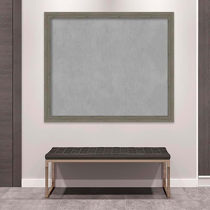Amanti Art Grey Framed Magnetic Board 45x53 Oversize Vision Board - Image 5