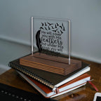 Christian Bible Verse Desk Sign, Psalm 91:4 Feather Wings Inspirational - Image 2