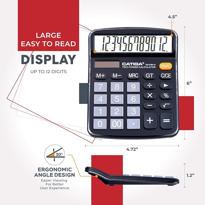 CATIGA Desktop Calculator 12 Digit - Image 2