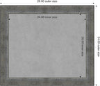 Amanti Art Silver Framed Magnetic Board 24x28 Medium Vision Board - Image 4