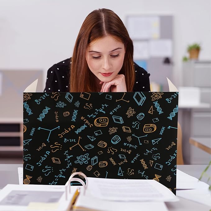 Crtiin 24 Pcs Privacy Folders for Students Desk Dividers Standard School - Image 7