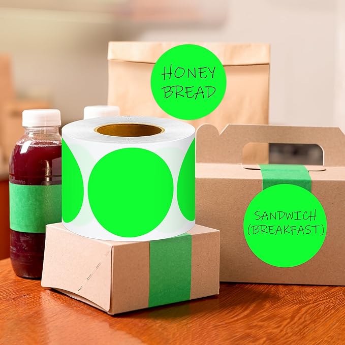 3 Inch Round Color Coding Labels - Image 6
