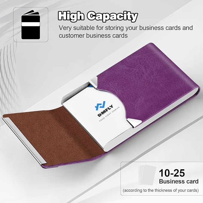 Business Card Holder for Women or Men, Business Card Case - Image 3