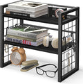 ELITEROO Desk Shelf Organizer, 2 Tier Desktop Bookshelf by ELITEROO