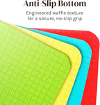 Cooler Kitchen 4 Piece Flexible Plastic Cutting Boards - Image 3