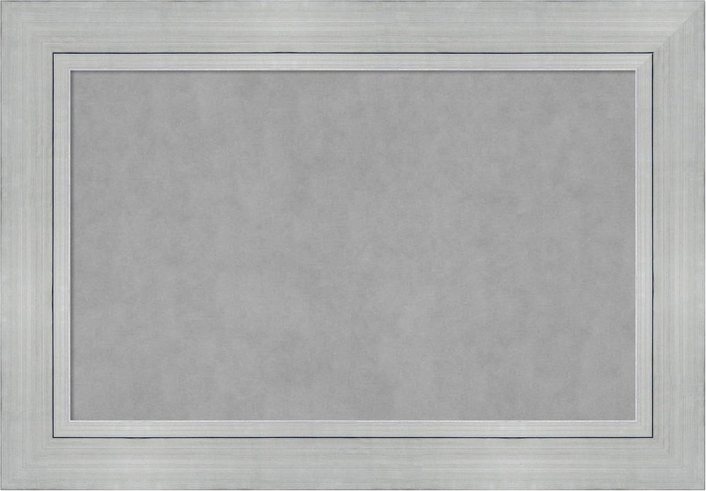Amanti Art Silver Framed Magnetic Board 27x39 Large Vision Board