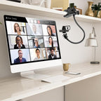Khazylorr Webcam Stand, Webcam Mount Gooseneck Arm - Image 6