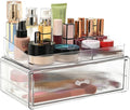 ZHIAIstackable storage drawer, transparent acrylic storage box, cosmetics and by ZHIAI