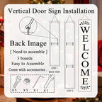 Farmhouse Wooden Merry Christmas Welcome Sign Stand - Image 6