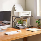 IBUYKE 2-Tier Desktop Printer Stand Holder, Book Shelf Printer Shelf - Image 7