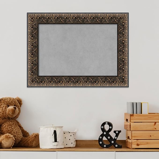 Amanti Art Black Framed Magnetic Board 17x23 Small Vision Board - Image 5