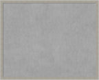 Amanti Art Grey Framed Magnetic Board 34x42 X-Large Vision Board by AmantiArt