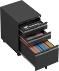 LONGLINK 3 Drawer Mobile File Cabinet by MetalStorageCabinet