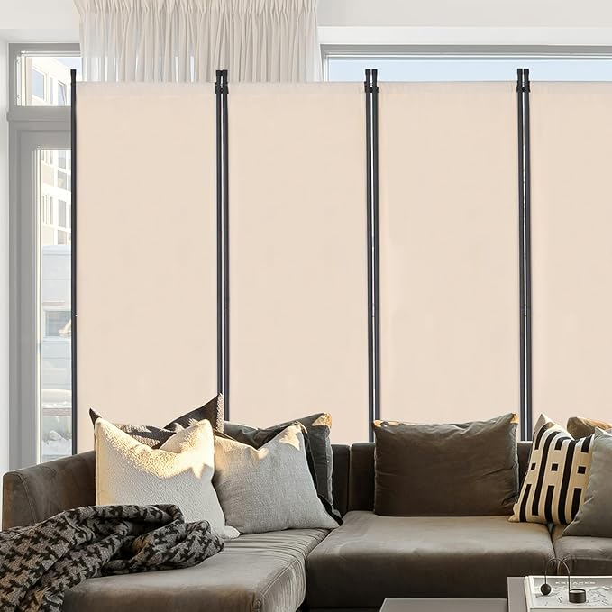 VEVOR Room Divider, 6 Panel Room Divider, Folding Privacy Screen and Portable - Image 8