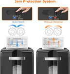 Bonsaii 12 Sheet Micro Cut Paper Shredder | 60-Minute Continuous Run Time | - Image 5